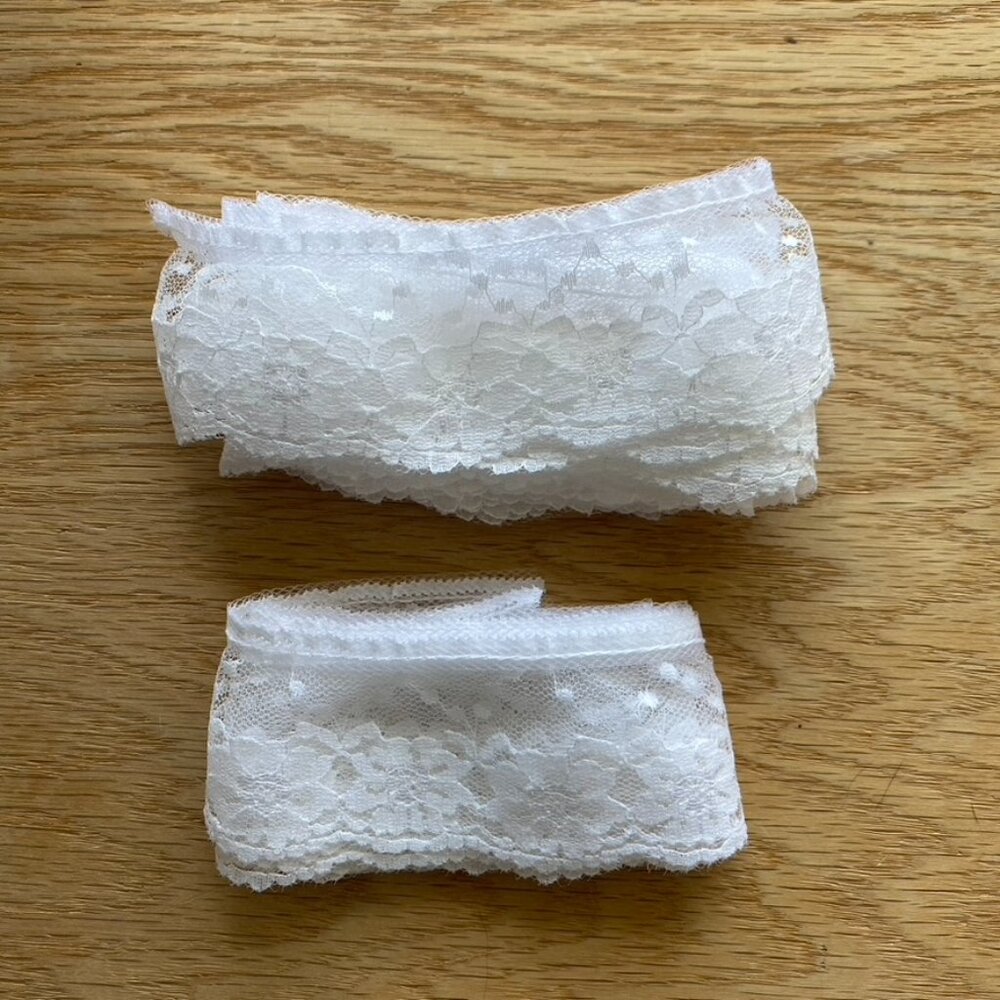 White Floral Lace Trim
